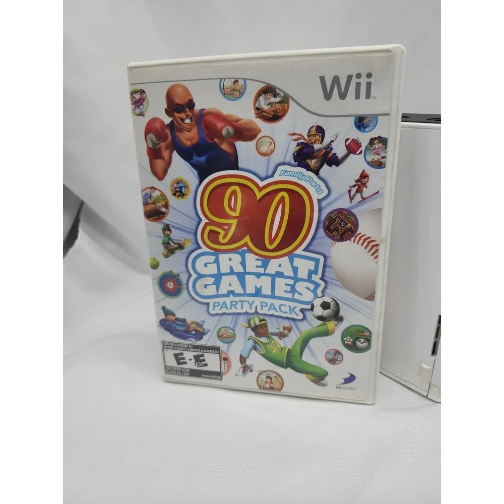 Nintendo Wii Console Gaming System RVL-001 White No Controller With Game